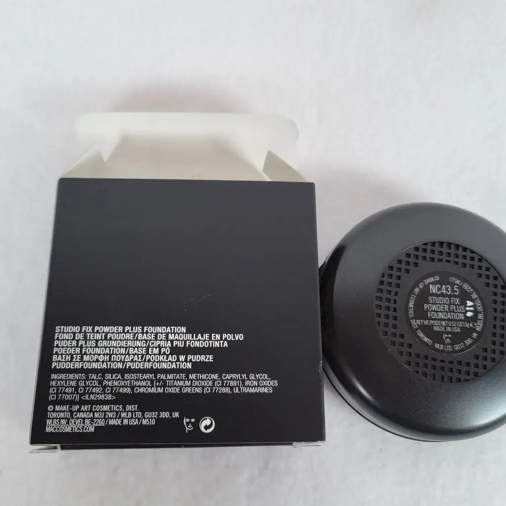 MAC Studio Fix Powder Plus Foundation Makeup Original Formula Shade NC 43.5